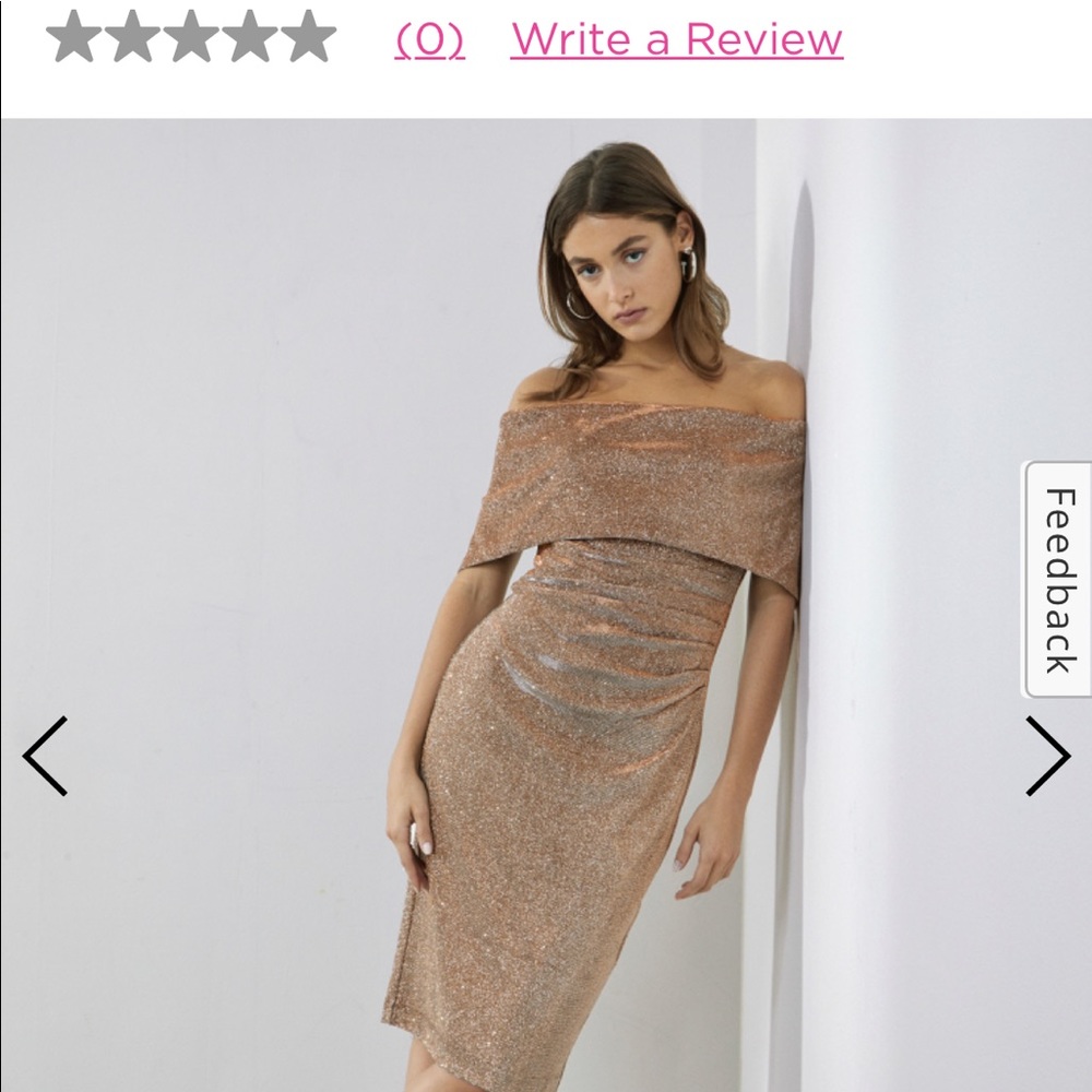 Vince Camuto off shoulder mini dress